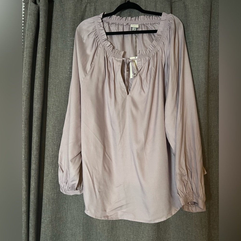 Purple Long Sleeve Top